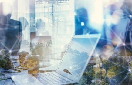 The stages of the application development process using a low-code platform